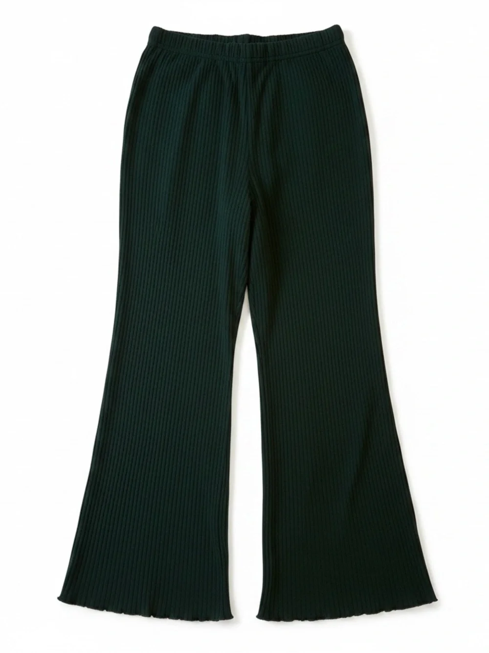 Old Navy Dark Green Ribbed Knit Pant w Drawstring Waist/Size Women’s Medium